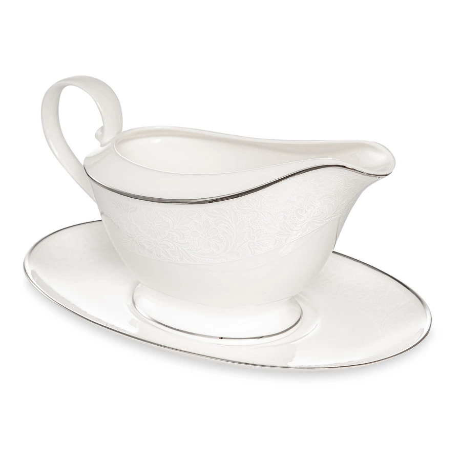 Соусник Narumi Рошель 560 мл, фарфор костяной