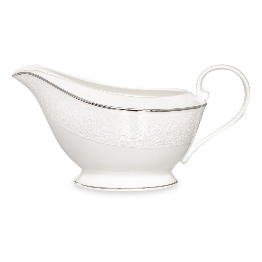 Соусник Narumi Рошель 560 мл, фарфор костяной