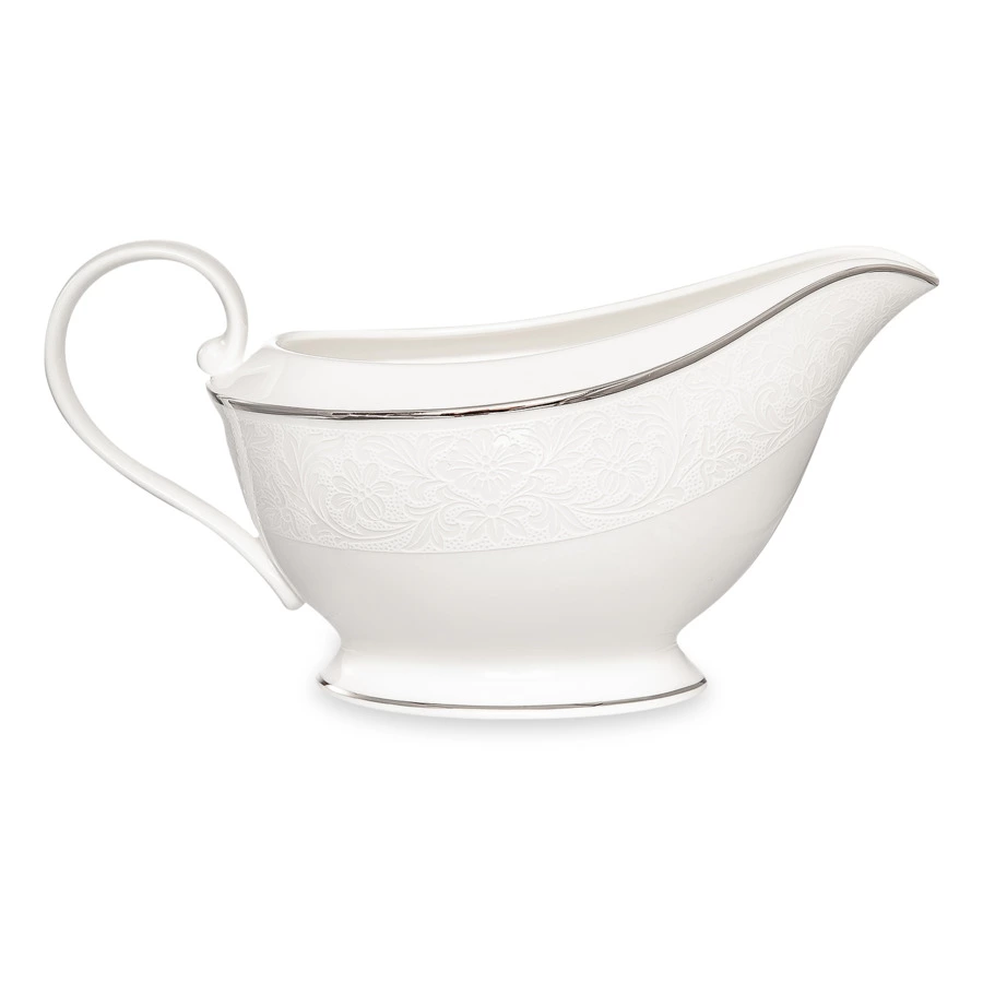 Соусник Narumi Рошель 560 мл, фарфор костяной