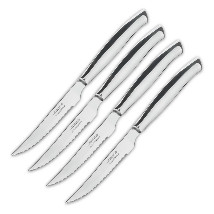 Набор столовых ножей для стейка Arcos Steak Knives 4 шт, сталь нержавеющая