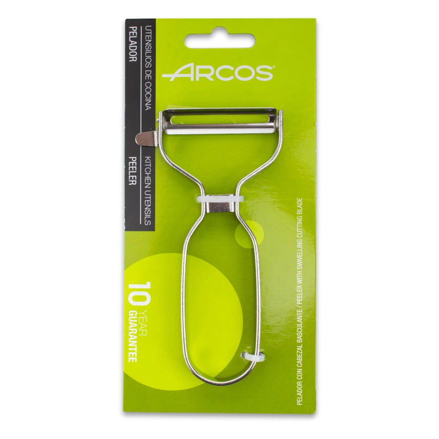 Нож для чистки овощей и фруктов с плавающим лезвием Arcos Kitchen gadgets 11 см, сталь нержавеющая