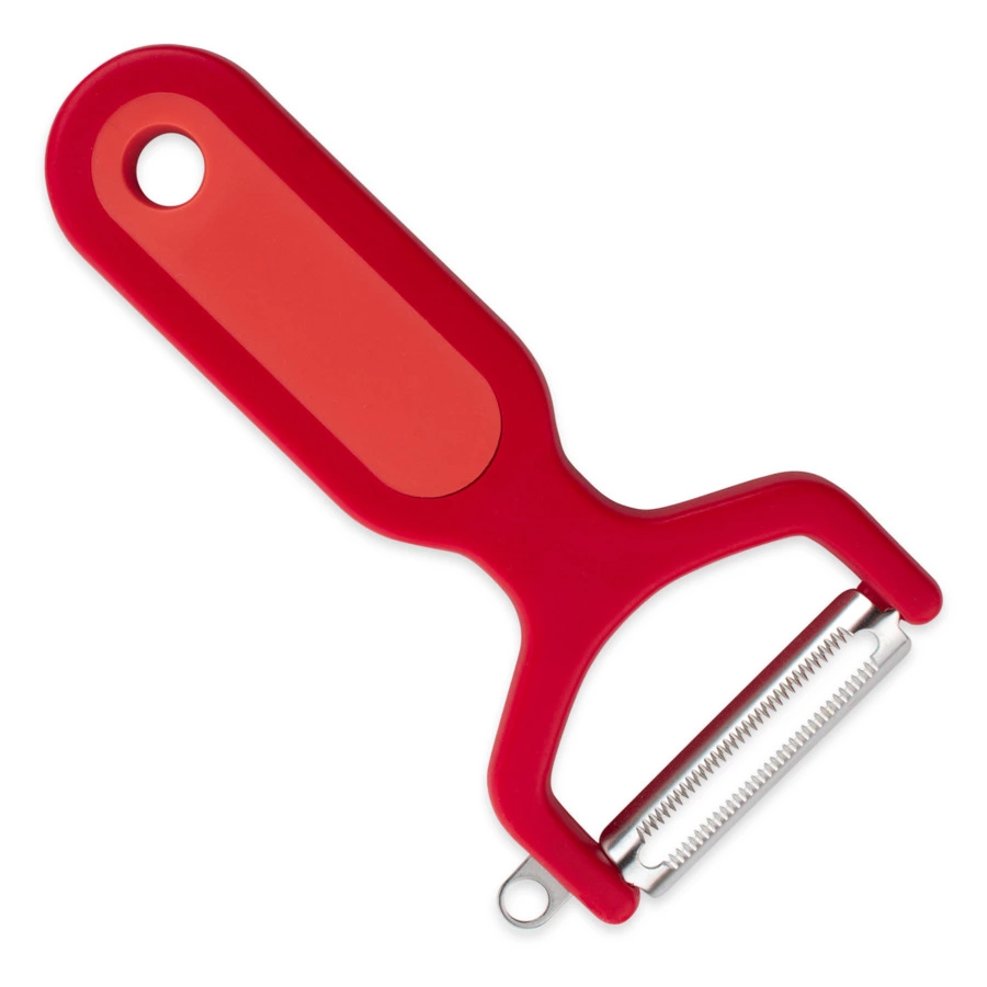 Нож для чистки овощей и фруктов с плавающим лезвием Arcos Kitchen gadgets 13 см, ручка красная