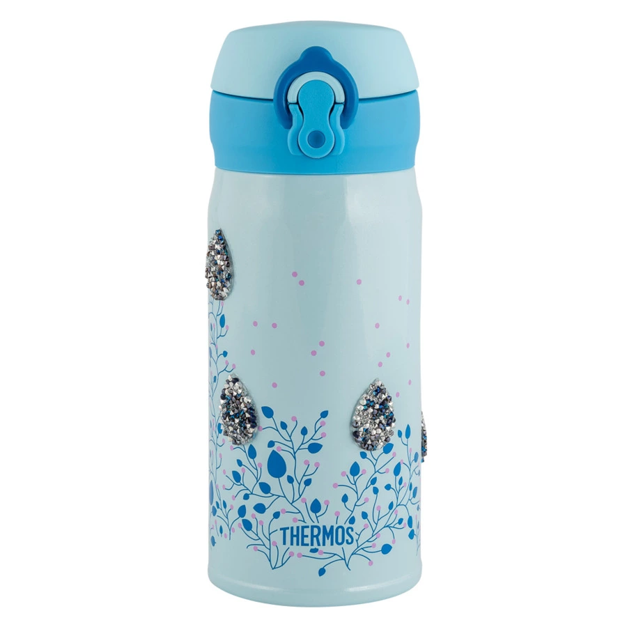 Термокружка THERMOS JNL-350-SW Tree, 350мл, нержавеющая сталь,салатовая,с кристаллами Swarovski-Sale