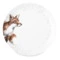 Тарелка обеденная Royal Worcester Забавная фауна Лиса 26,5 см, фарфор костяной