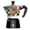 Кофеварка гейзерная Bialetti MacKenzie Moka Express на 3 порции, алюминий, черная