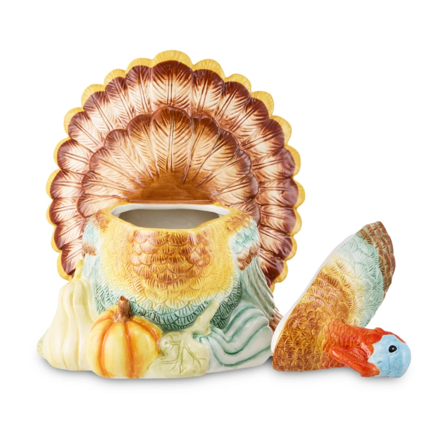 Банка с крышкой Decor de table Родная природа Индюшка 23,85х23,85х25,64 см, керамика