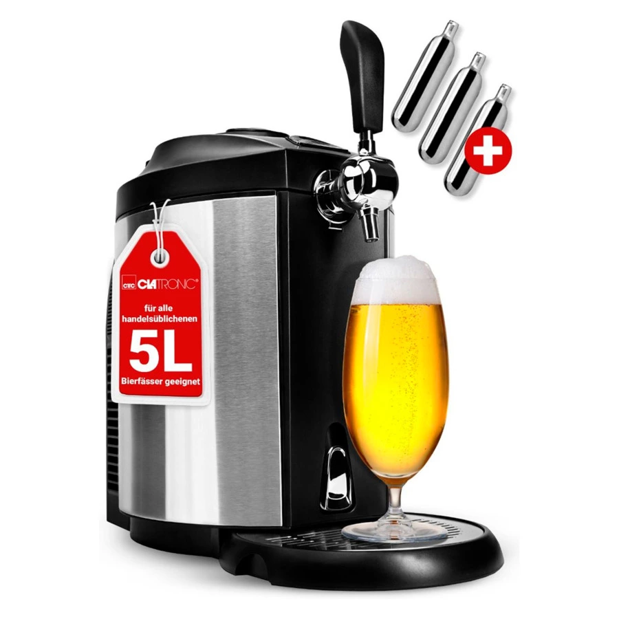 Диспенсер для пива для кег 5 л Clatronic BZ 3740, 2°C-12°C