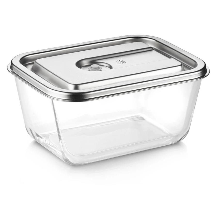 Контейнер вакуумный CASO VacuBoxx Inox XL 2,6 л, стекло боросиликатное, крышка сталь