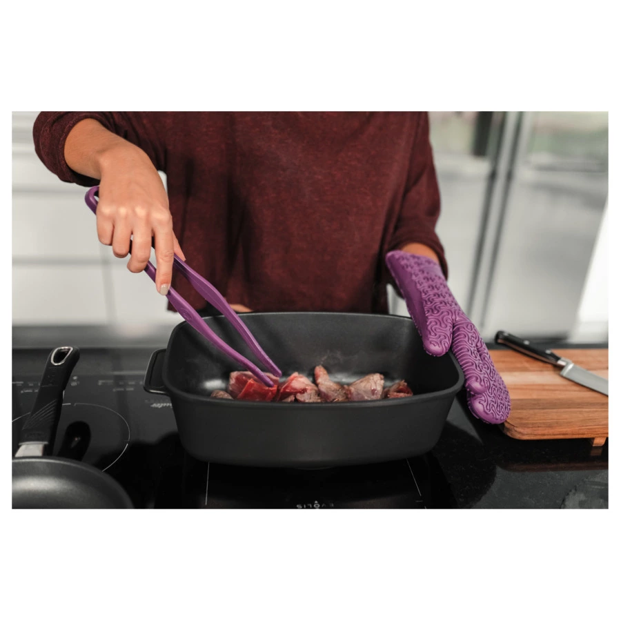 Утятница  с крышкой овальная Gastrolux 46х26х16 см, 8 л, алюминий литой, стекло, п/к