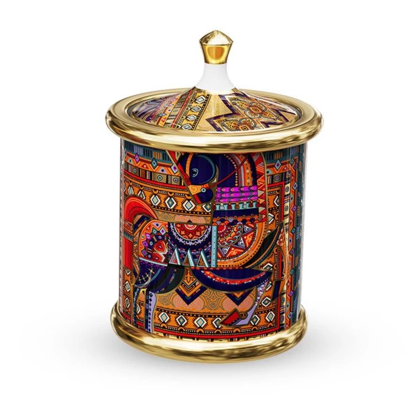 Банка для хранения Empire Сивка-Бурка 9х9х13 см, фарфор твердый, п/к