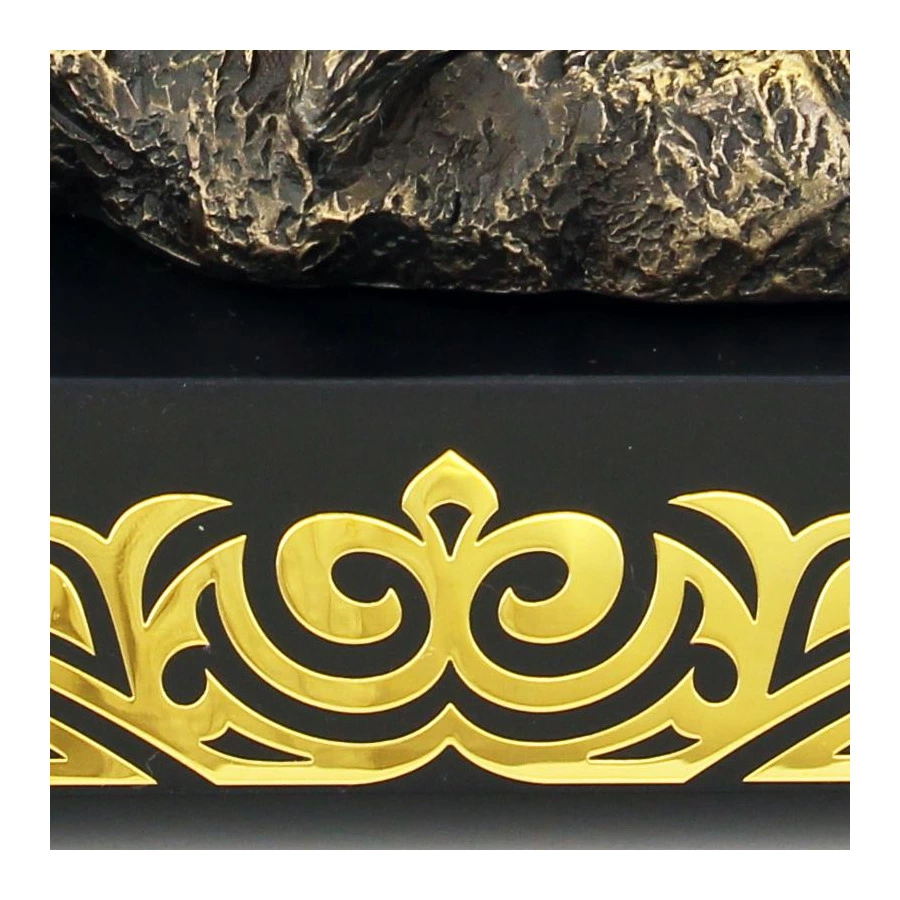 Статуэтка Empire Волк 24х27х19 см, полистоун, покрытие под античную бронзу