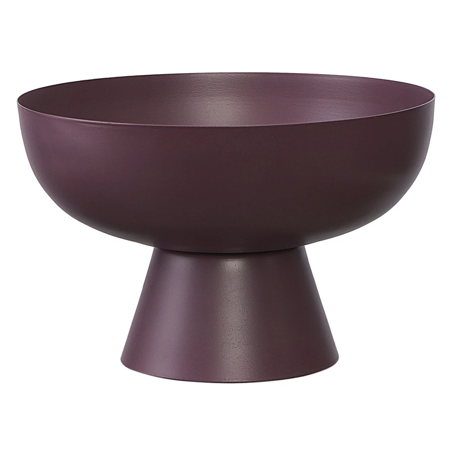 Блюдо на ножке Bergenson Bjorn Vivlend 21 см, сливовое, железо