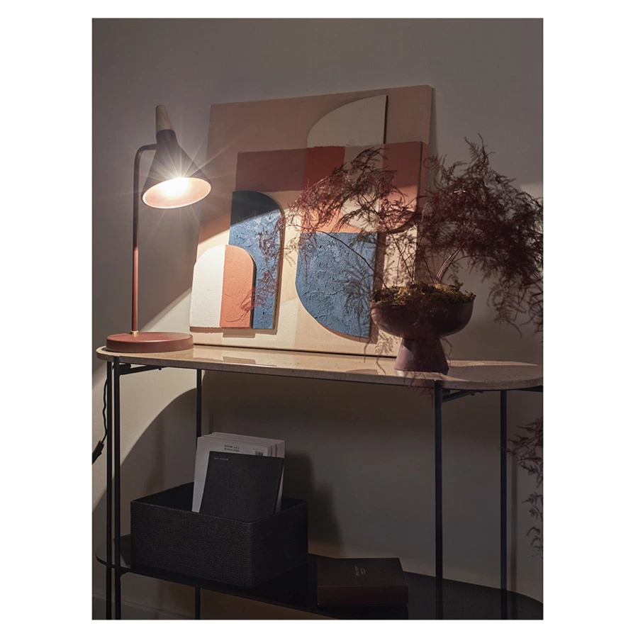 Блюдо на ножке Bergenson Bjorn Vivlend 21 см, сливовое, железо