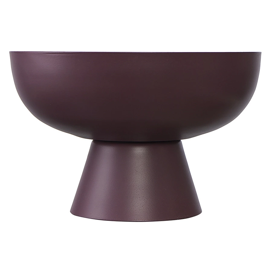 Блюдо на ножке Bergenson Bjorn Vivlend 21 см, сливовое, железо