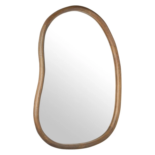 Зеркало настенное Bergenson Bjorn Torhill 64х99 см, коричневое, дерево манго