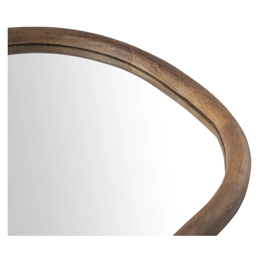 Зеркало настенное Bergenson Bjorn Torhill 64х99 см, коричневое, дерево манго