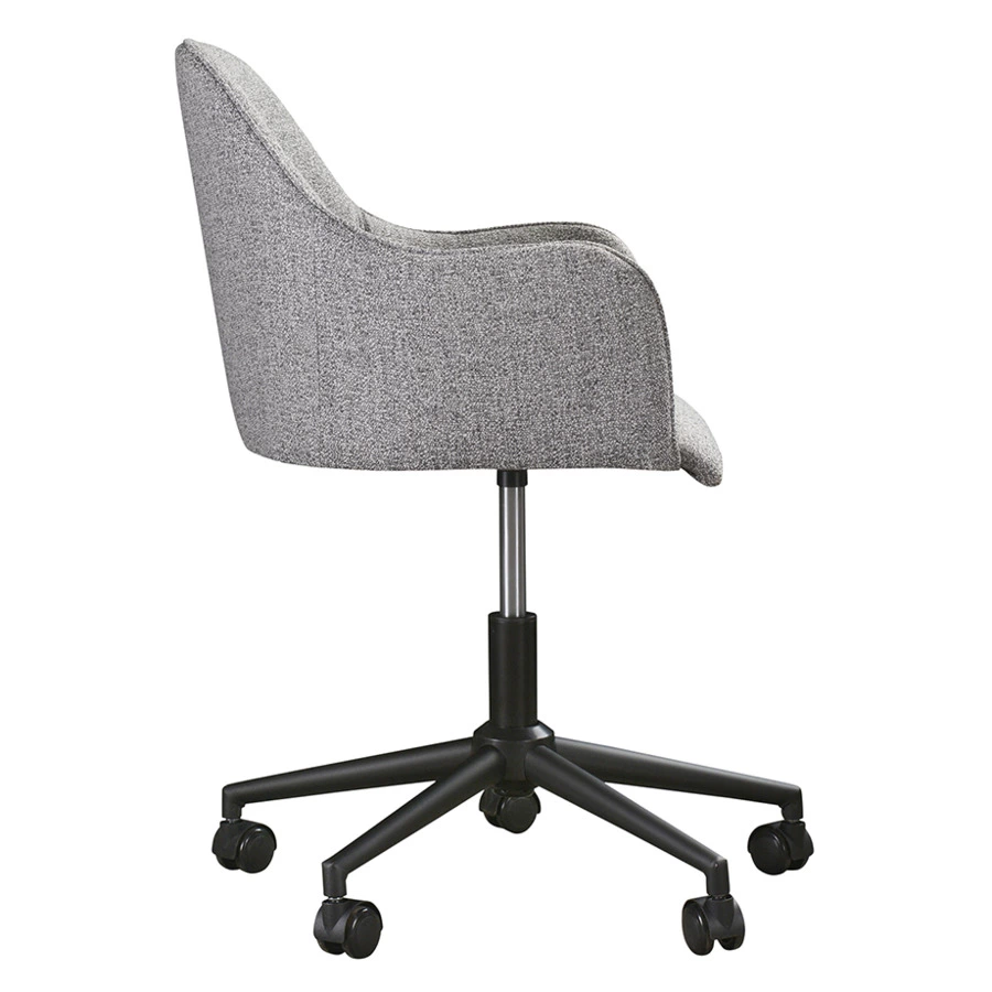 Кресло Bergenson Bjorn Isla, рогожка, серое