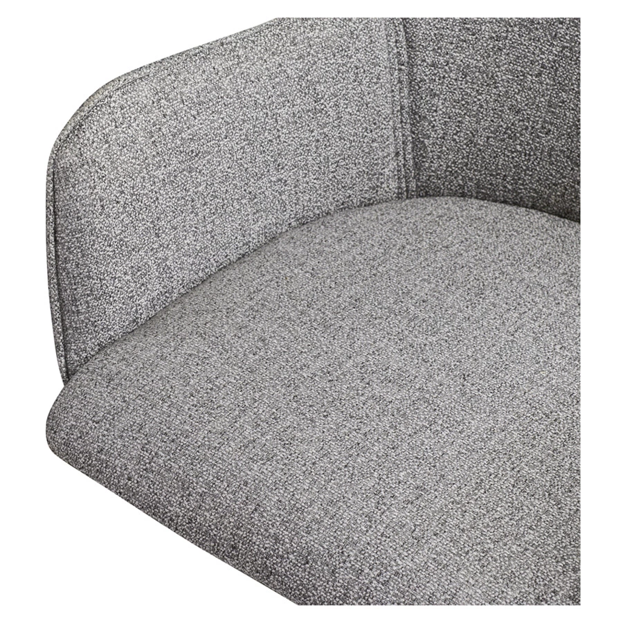 Кресло Bergenson Bjorn Isla, рогожка, серое