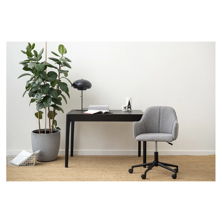 Кресло Bergenson Bjorn Isla, рогожка, серое