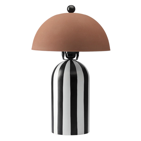 Светильник настольный Bergenson Bjorn Anniken 25х38 см, терракотовый