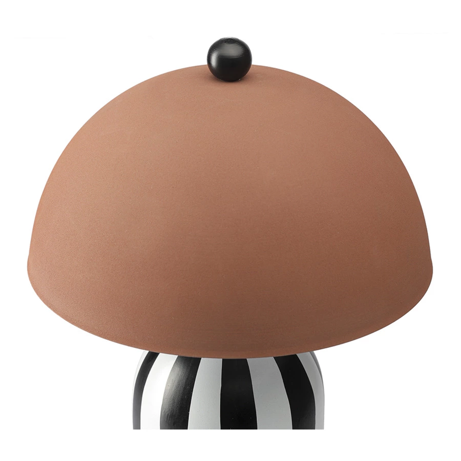 Светильник настольный Bergenson Bjorn Anniken 25х38 см, терракотовый