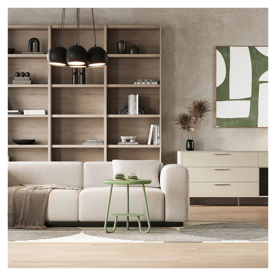 Столик Bergenson Bjorn Stian 50 см, зеленый, алюминий