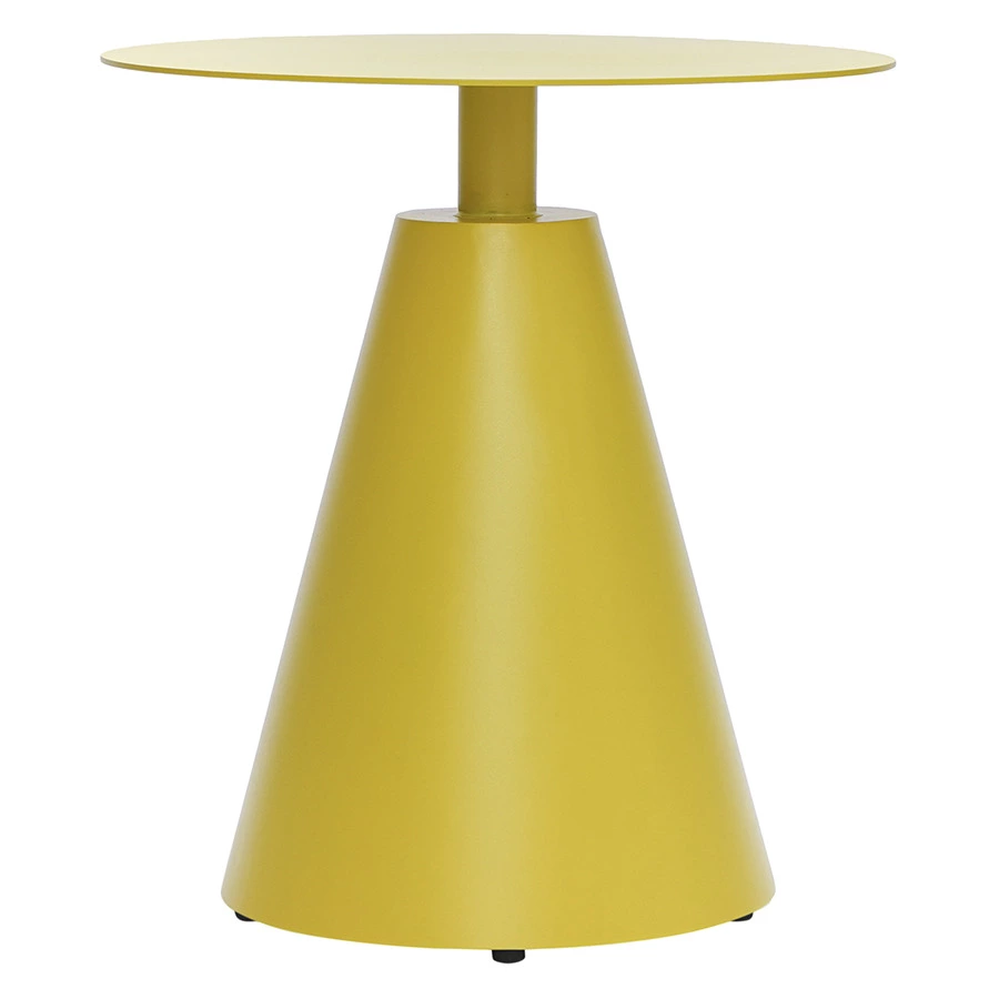 Столик кофейный Bergenson Bjorn Marius 50 см, желтый, алюминий
