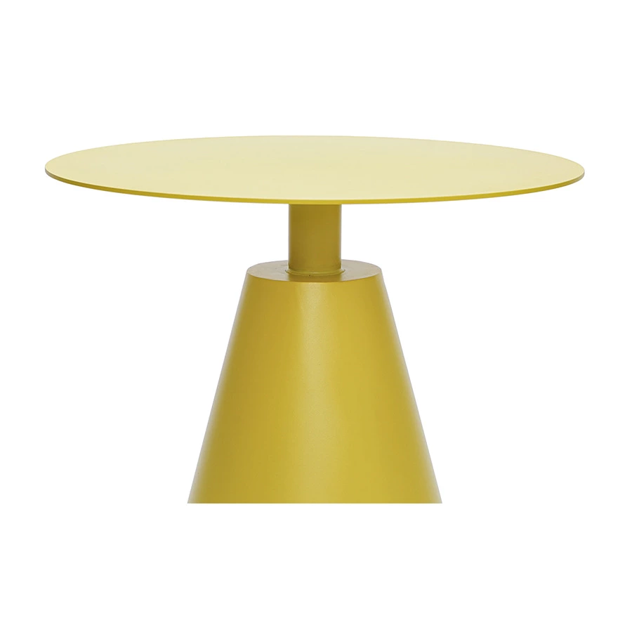 Столик кофейный Bergenson Bjorn Marius 50 см, желтый, алюминий