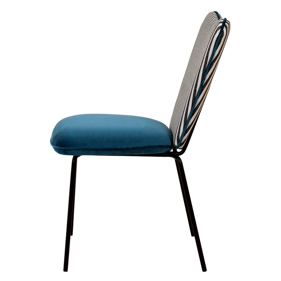 Стул Bergenson Bjorn Pompadour, велюр, изумрудный, полиэстер