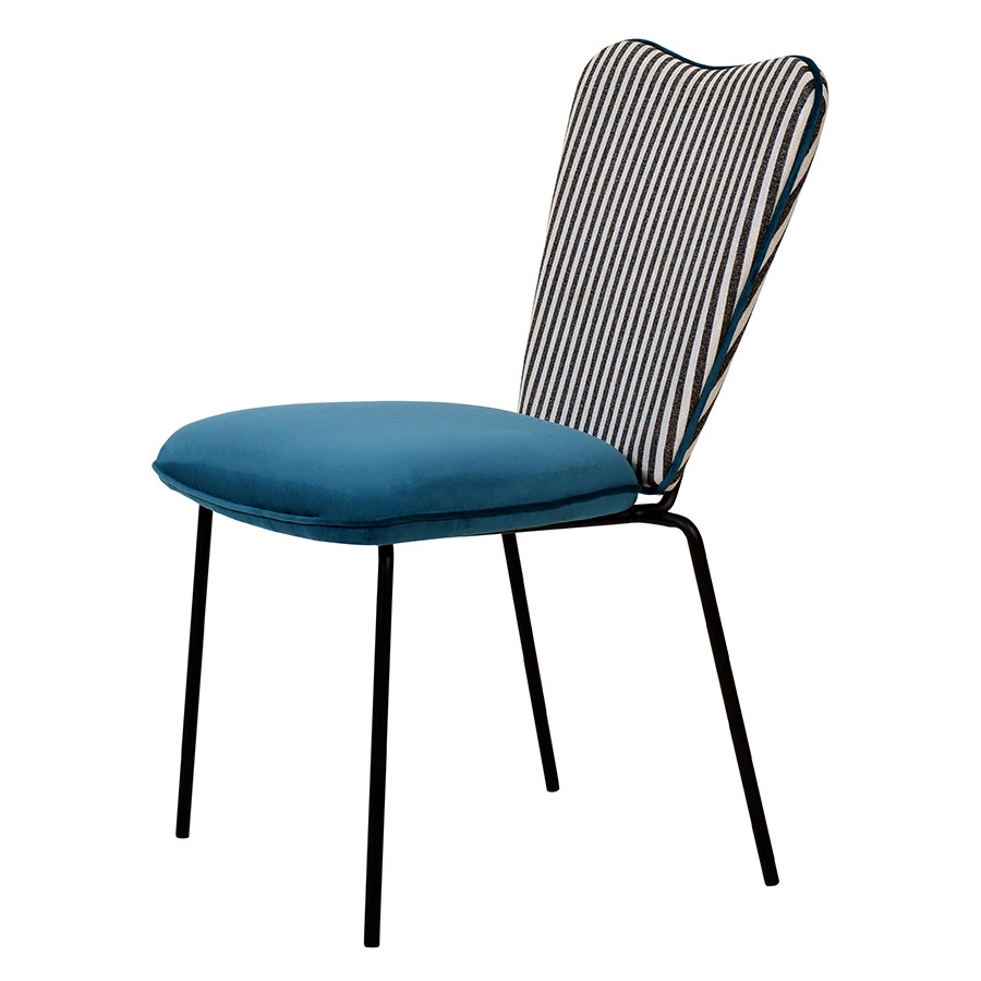 Стул Bergenson Bjorn Pompadour, велюр, изумрудный, полиэстер