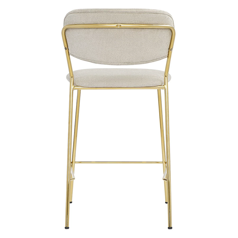 Стул полубарный Bergenson Bjorn Eirill, шенилл, серый, полиэстер