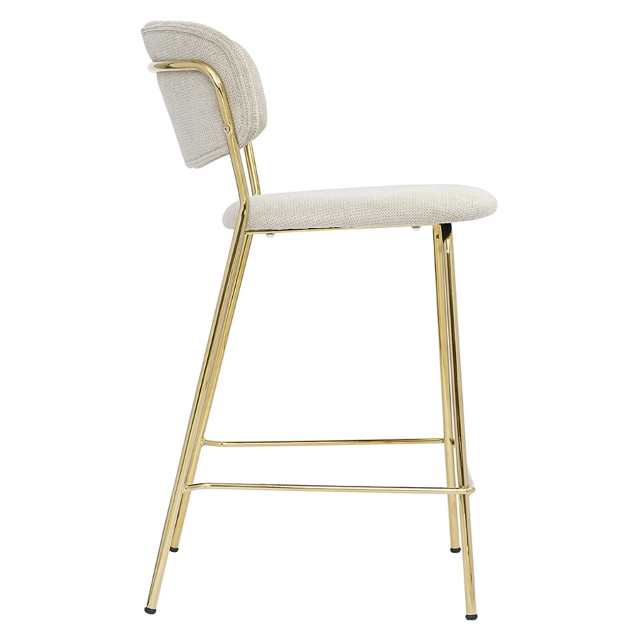 Стул полубарный Bergenson Bjorn Eirill, шенилл, серый, полиэстер