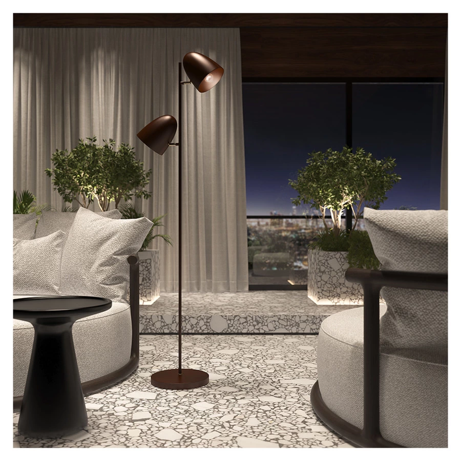 Торшер Bergenson Bjorn Fedd 153 см, вишневый