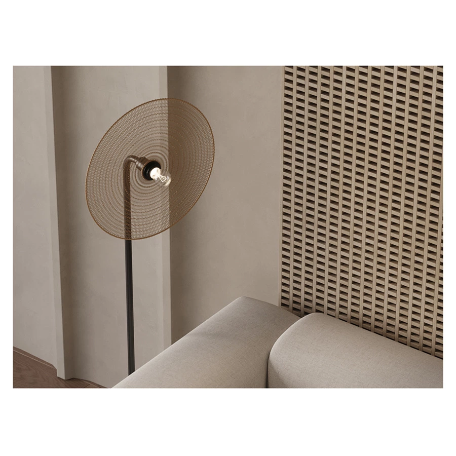 Торшер Bergenson Bjorn Vinger 143 см, бежевый