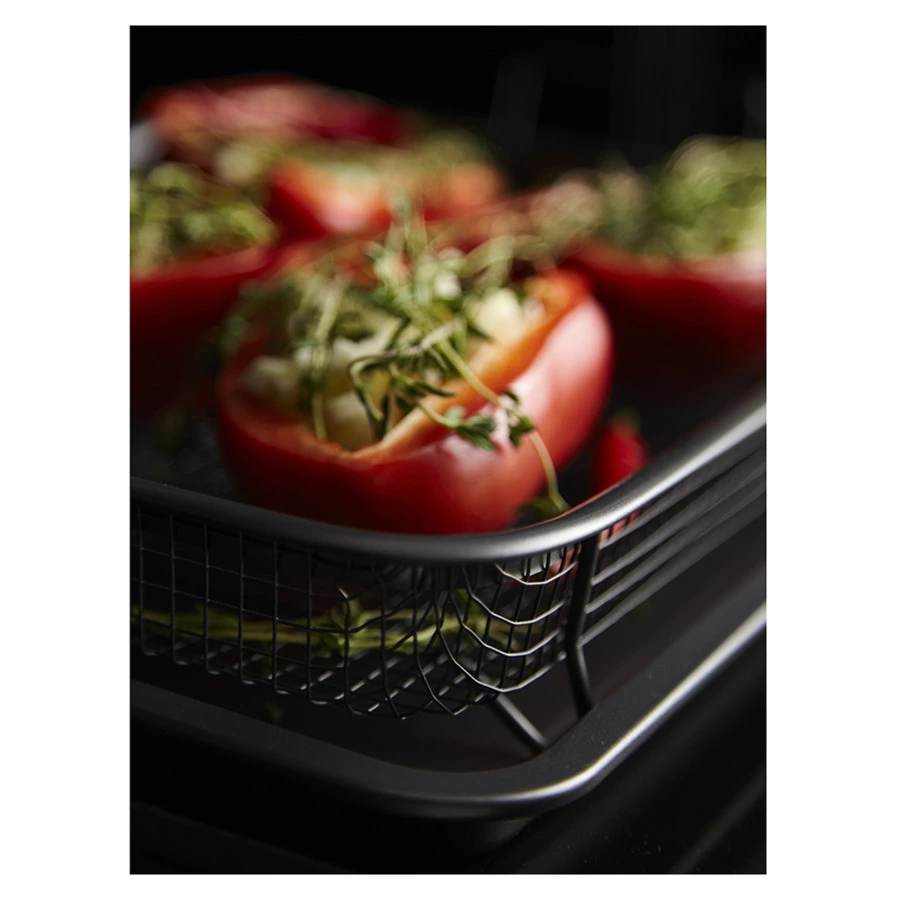 Противень для запекания с решеткой-гриль Liberty Jones Roast Masters 25х33 см, черный, сталь