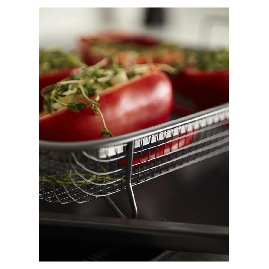 Противень для запекания с решеткой-гриль Liberty Jones Roast Masters 25х33 см, черный, сталь