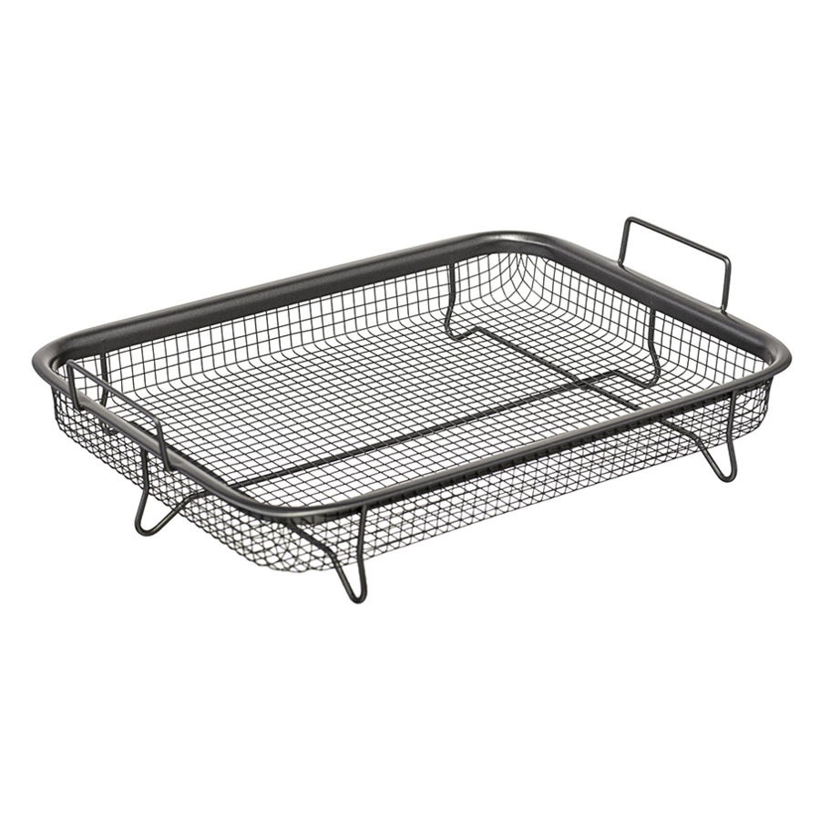 Противень для запекания с решеткой-гриль Liberty Jones Roast Masters 25х33 см, черный, сталь