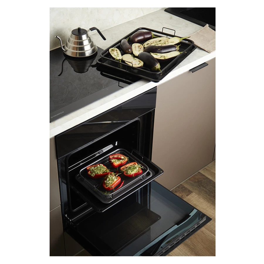 Противень для запекания с решеткой-гриль Liberty Jones Roast Masters 36х45 см, черный, сталь