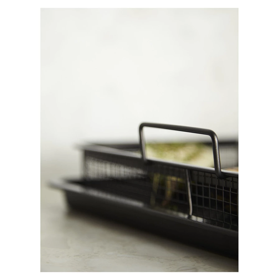 Противень для запекания с решеткой-гриль Liberty Jones Roast Masters 36х45 см, черный, сталь