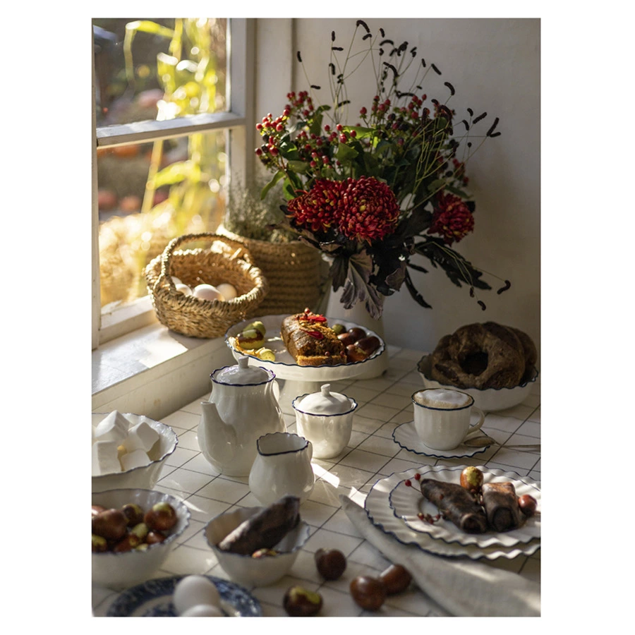 Чайник заварочный Liberty Jones Santorini 875 мл, фарфор