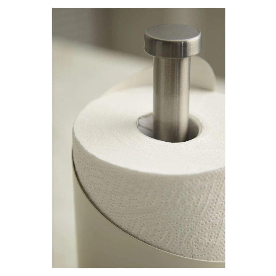 Держатель для бумажных полотенец Smart Solutions Riks, молочный, сталь