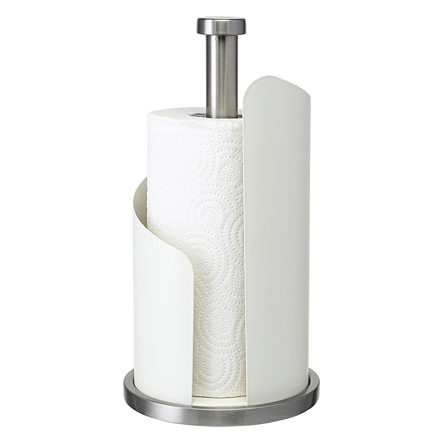 Держатель для бумажных полотенец Smart Solutions Riks, молочный, сталь