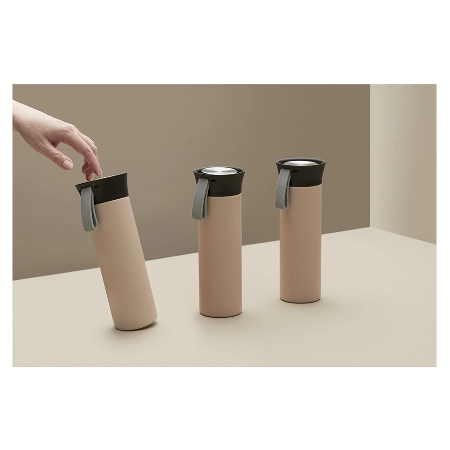 Термокружка Smart Solutions Keep Heat 500 мл, кремовая, сталь нержавеющая