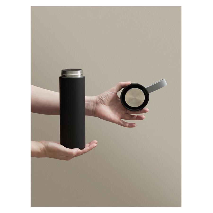 Термокружка Smart Solutions Keep Heat 500 мл, черная, сталь нержавеющая