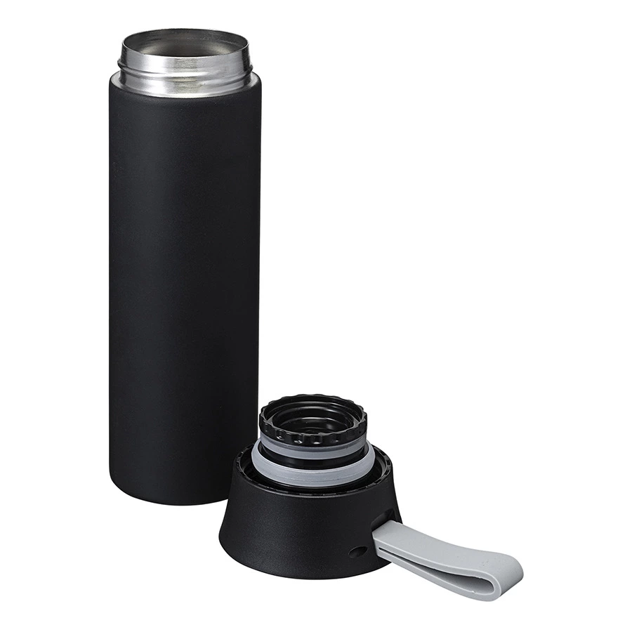 Термокружка Smart Solutions Keep Heat 500 мл, черная, сталь нержавеющая