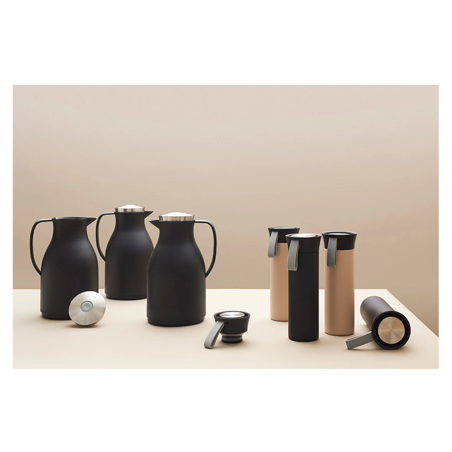 Термокружка Smart Solutions Keep Heat 500 мл, черная, сталь нержавеющая