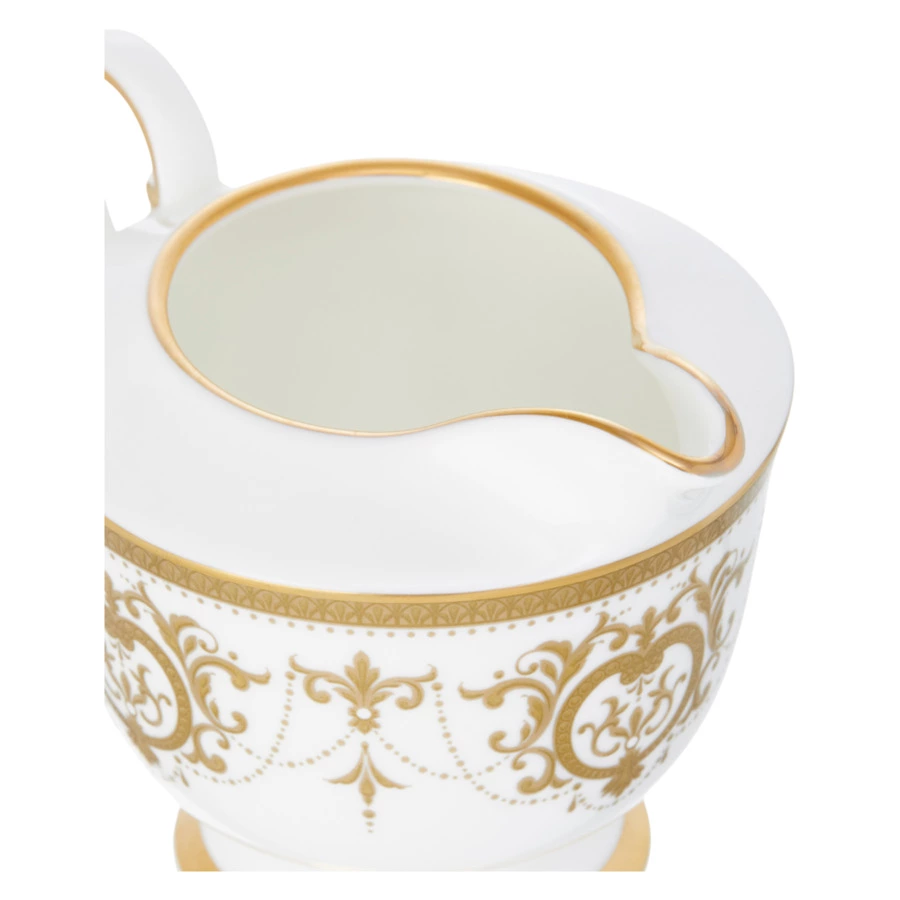 Молочник Narumi Золотая тиара 200 мл, фарфор костяной