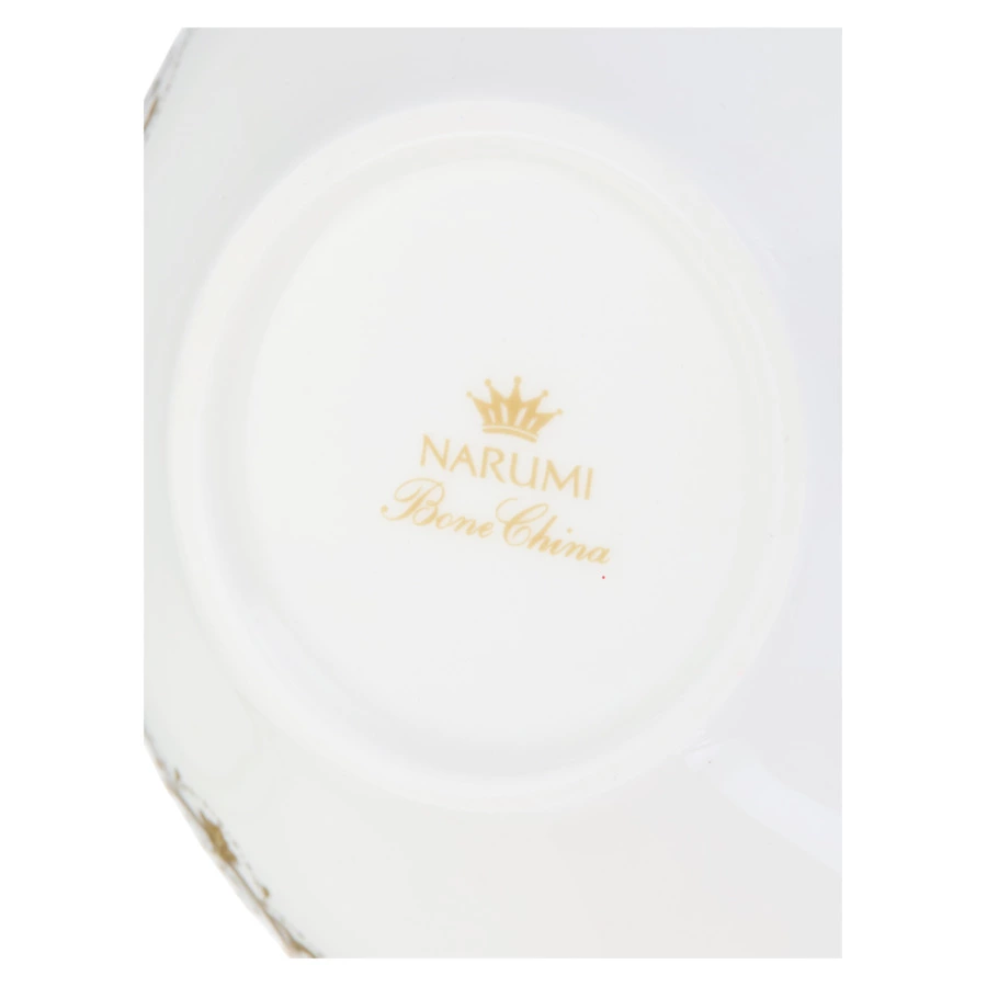 Салатник индивидуальный Narumi Золотая тиара 14 см, фарфор костяной