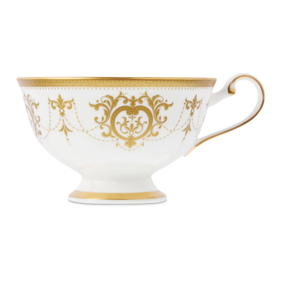 Чашка чайная Narumi Золотая тиара 230 мл, фарфор костяной