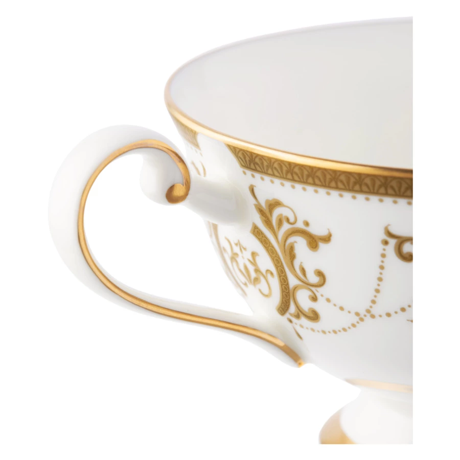 Чашка чайная Narumi Золотая тиара 230 мл, фарфор костяной